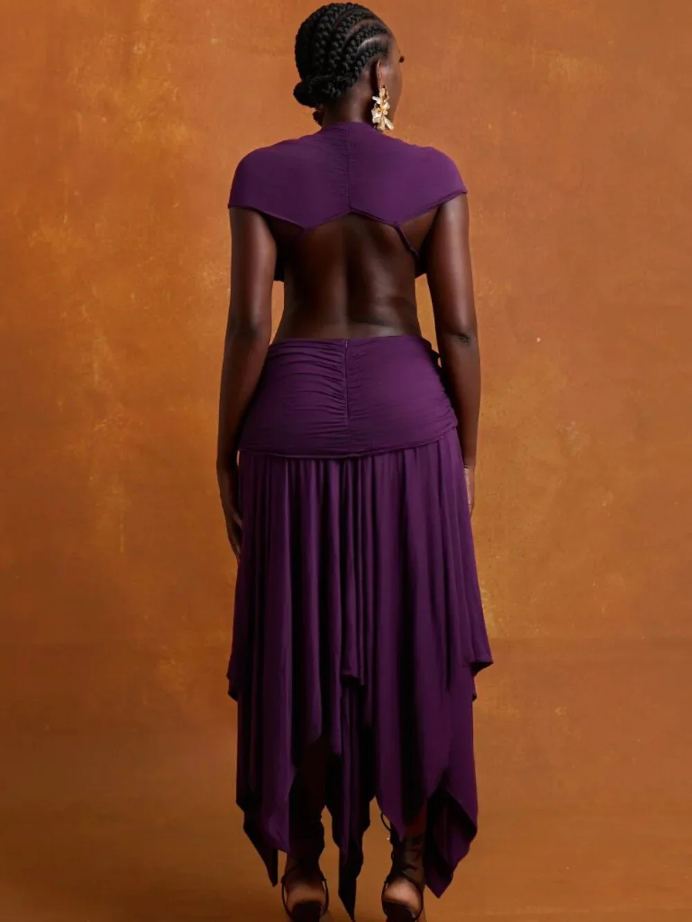 NYSAMA | Thalia Midi Dress - Purple